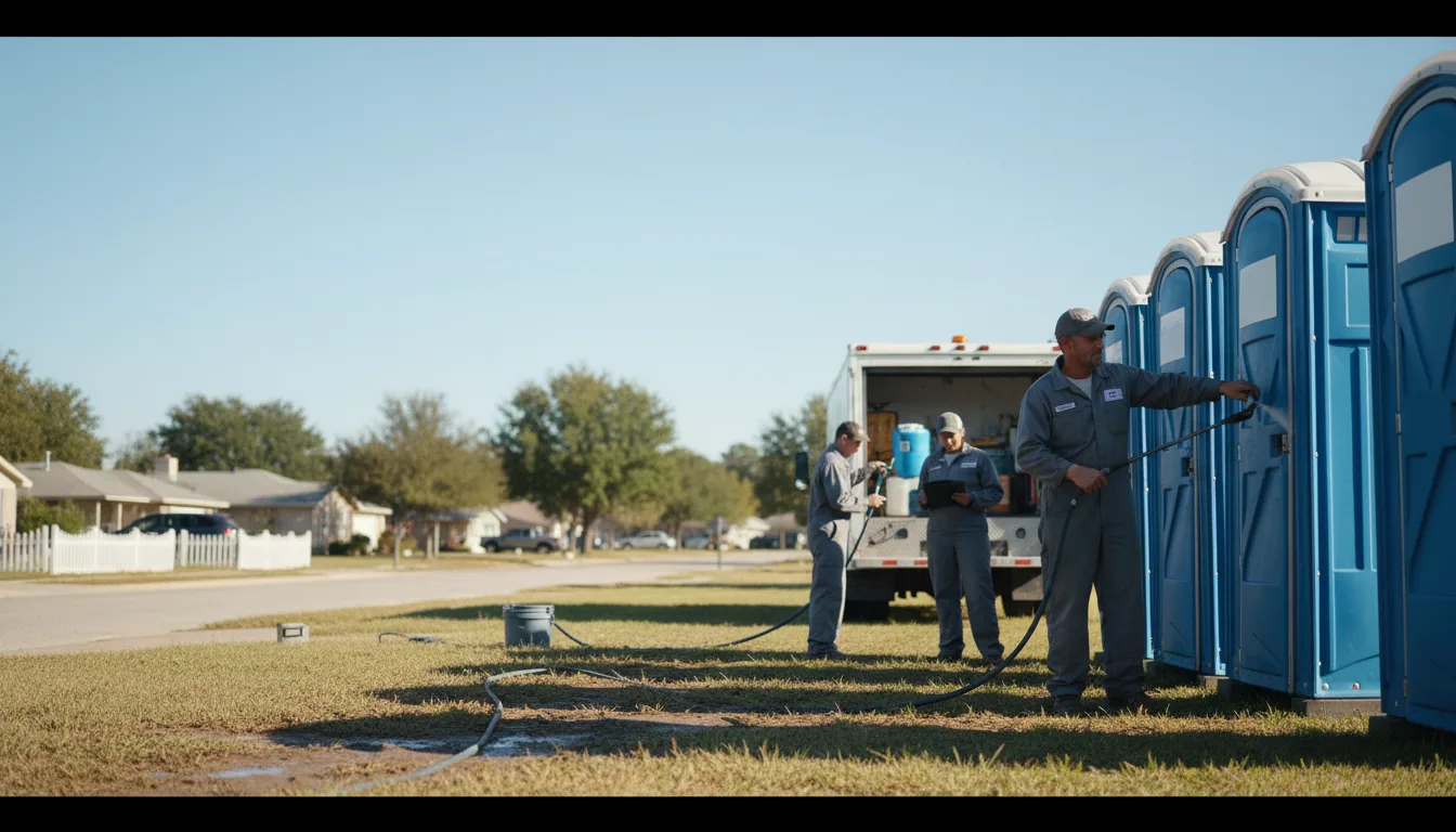 Long-Term Portable Toilet Rental in Sheppard Afb, TX near me